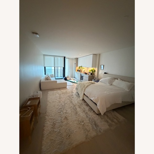 Used Safavieh Ivory Shag Rug  for sale on AptDeco