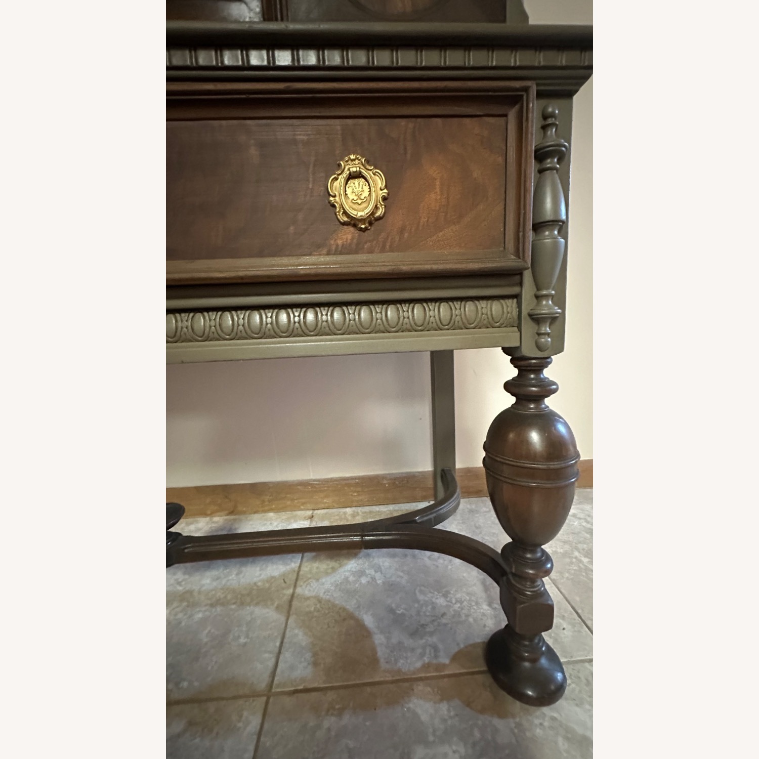 Wood China Cabinet - image-6