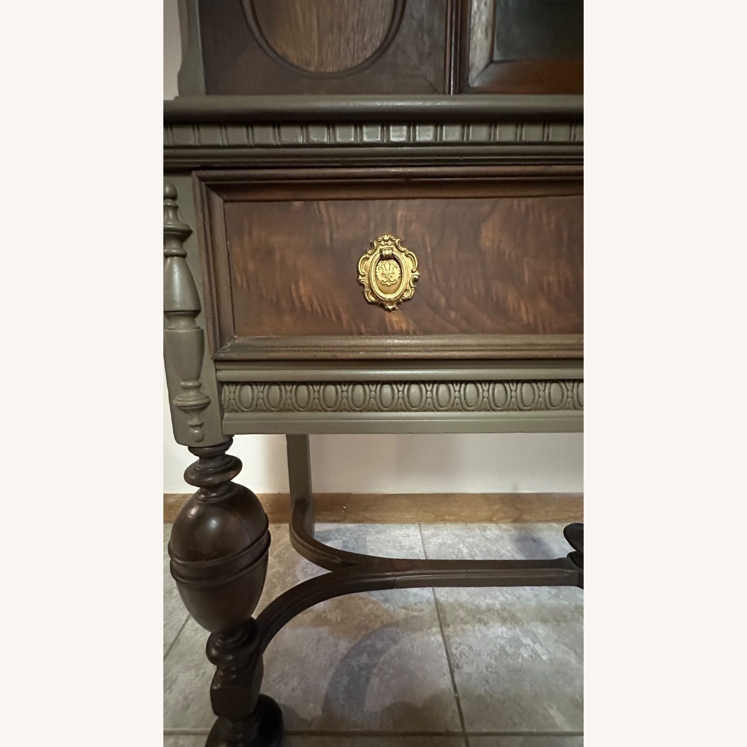 Wood China Cabinet - image-5