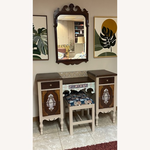 Used Antique Wood Dressing Table for sale on AptDeco