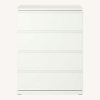 IKEA Storklinta White Wood Dresser
