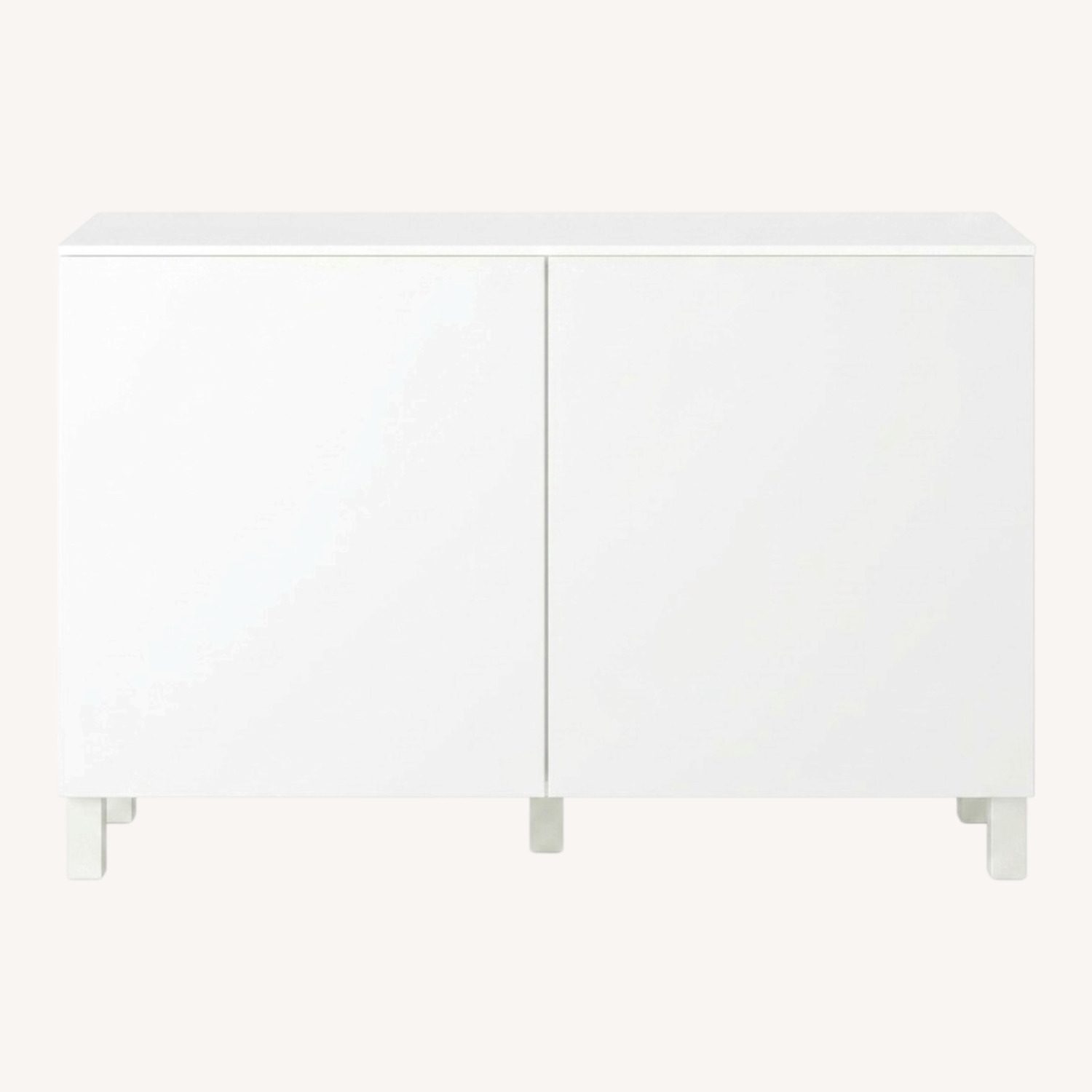 IKEA Besta White Wood Sideboard - image-0