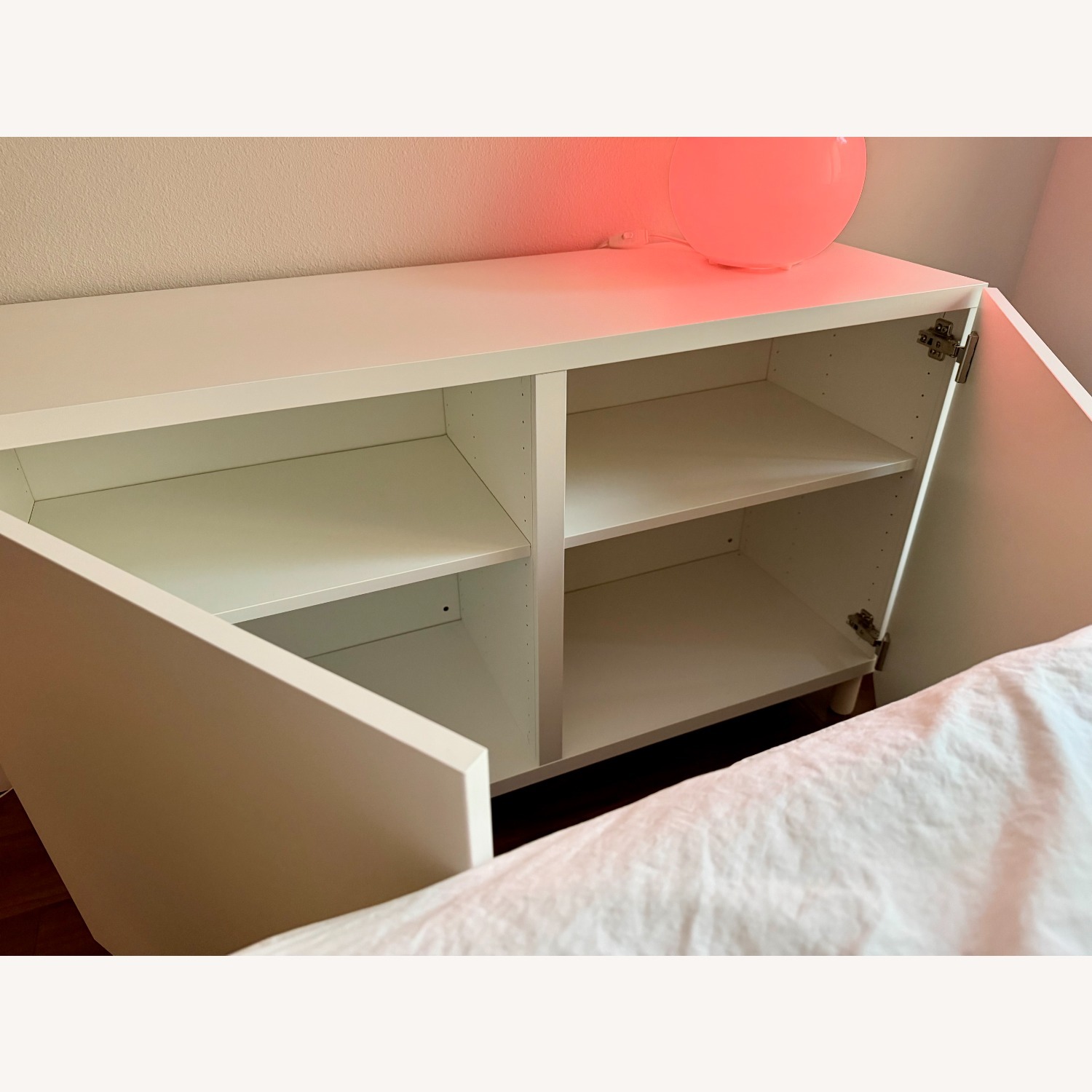IKEA Besta White Wood Sideboard - image-4