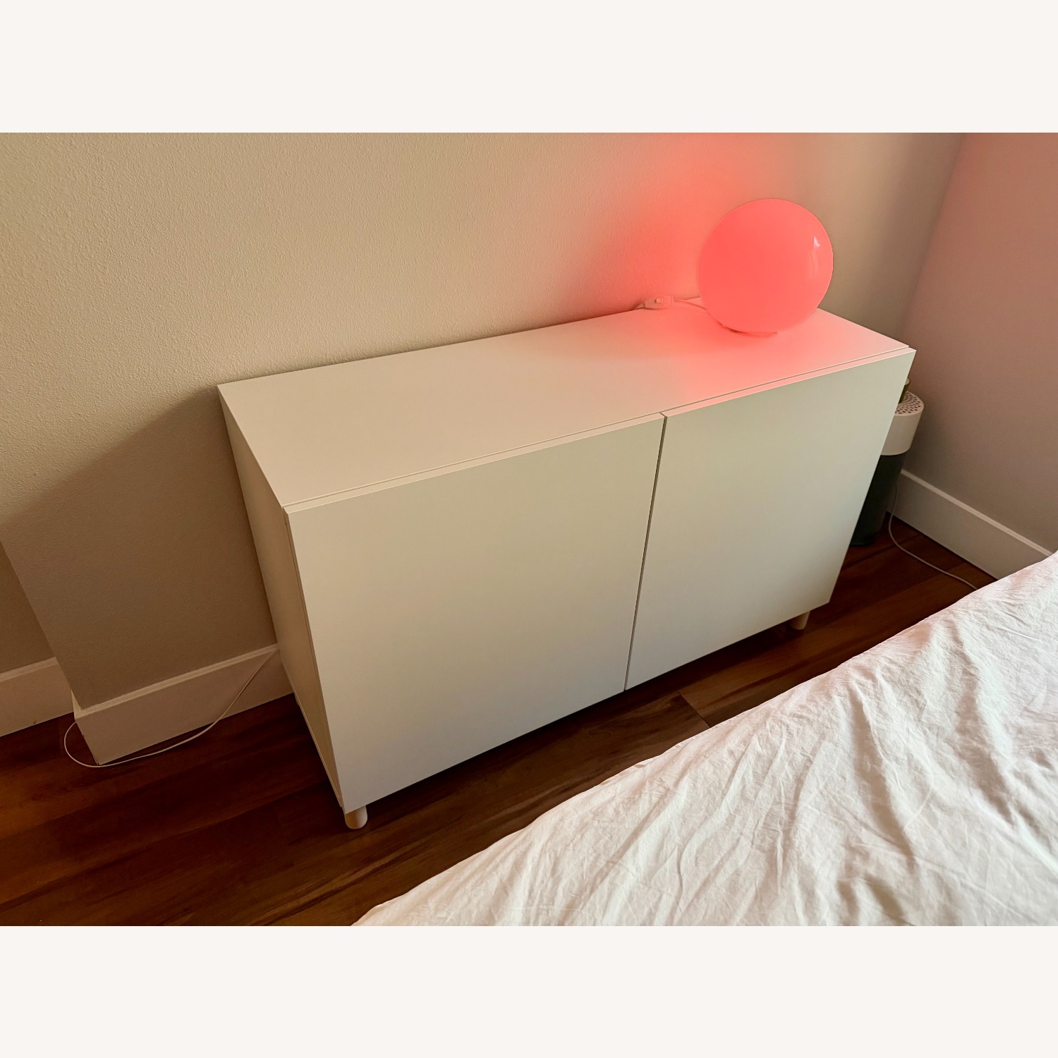 IKEA Besta White Wood Sideboard - image-1