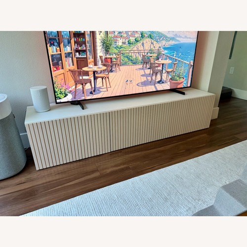 Used IKEA Bestå Natural Wood Media Storage for sale on AptDeco