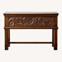 Vintage/Antique Dark Brown Media Storage