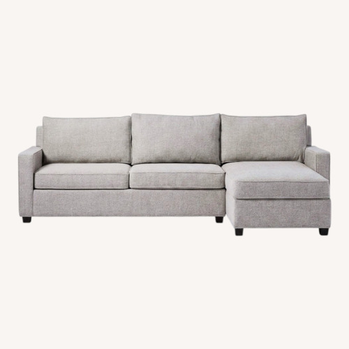 Used West Elm Light Gray Sleeper Sofa for sale on AptDeco