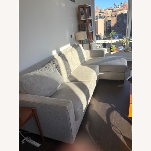 Used West Elm Light Gray Sleeper Sofa for sale on AptDeco