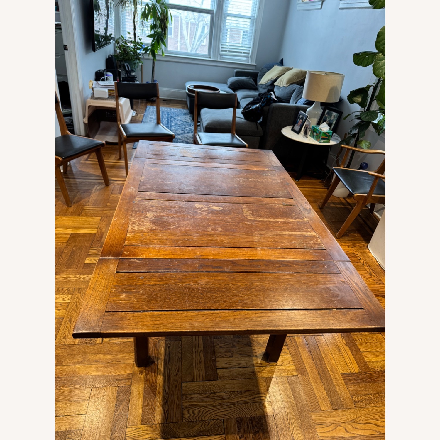 Vintage/Antique Dark Brown Dining Table - image-2