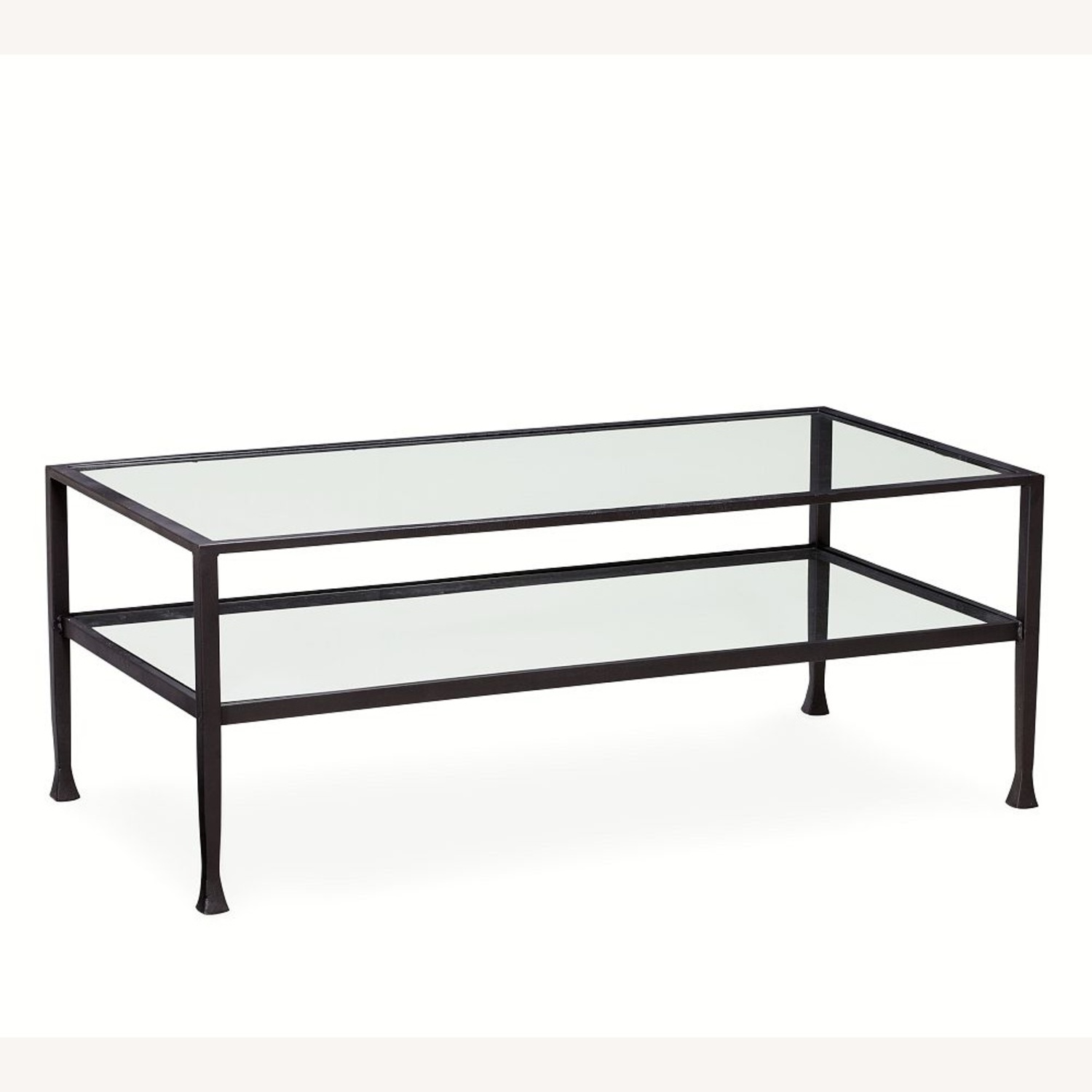 Pottery Barn Tanner Glass Coffee Table - image-4