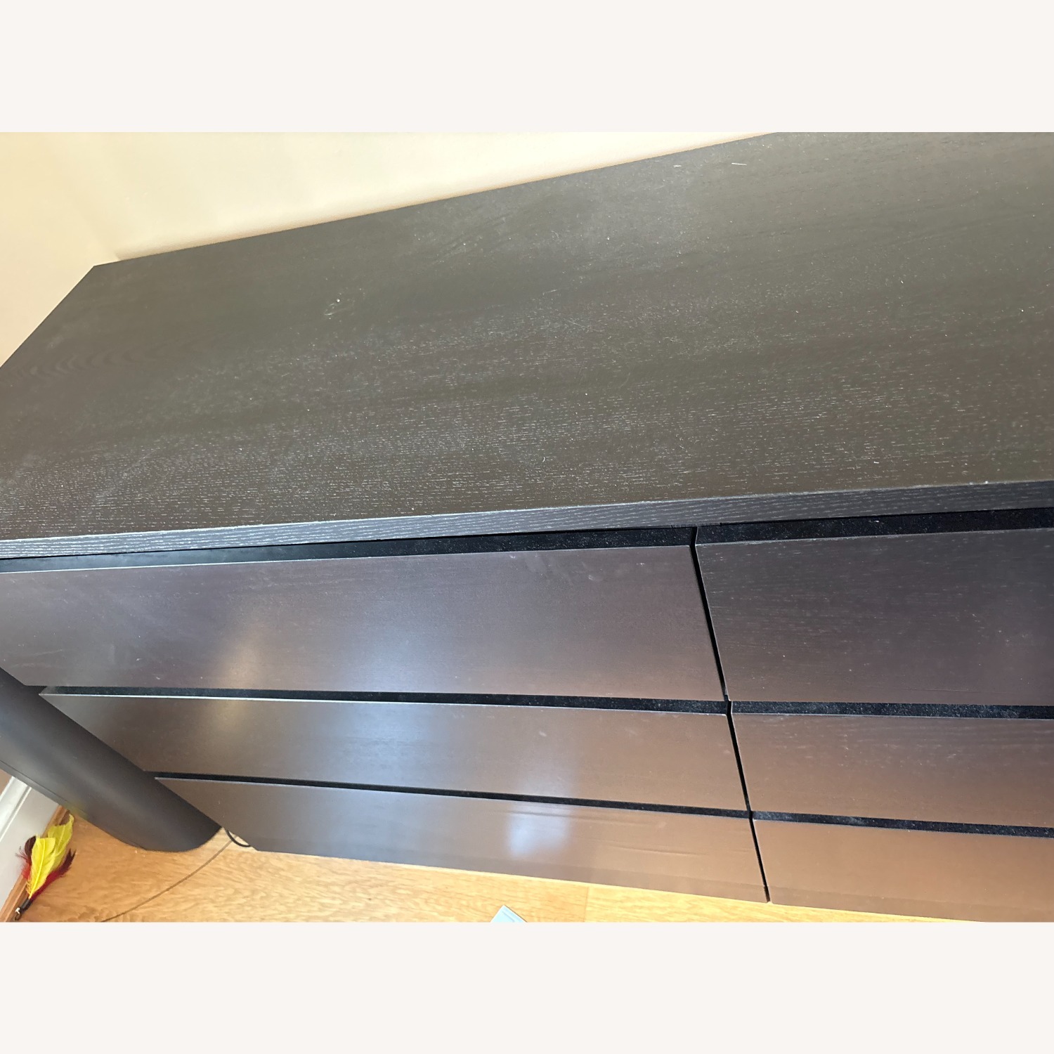 IKEA Malm Dark Brown Wood Veneer Dresser - image-2