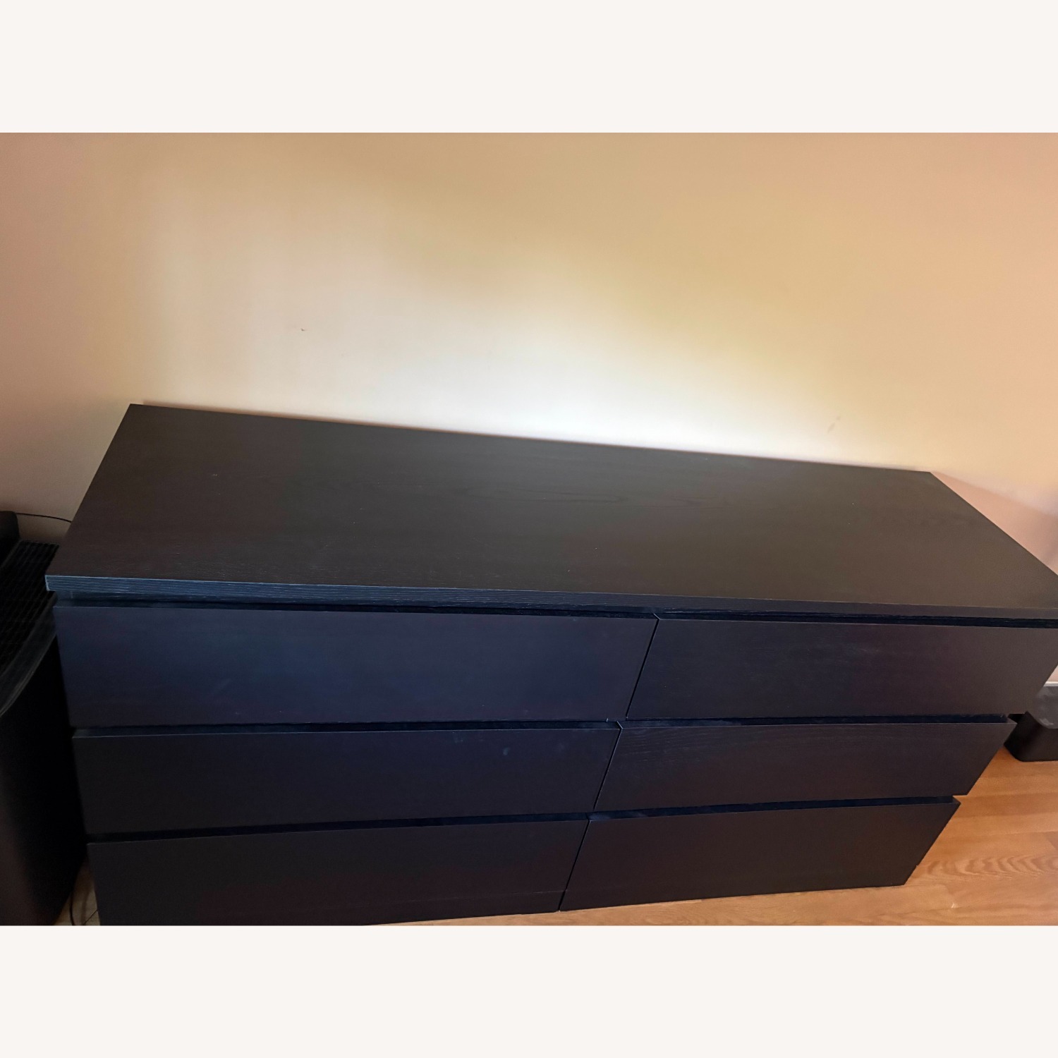 IKEA Malm Dark Brown Wood Veneer Dresser - image-3