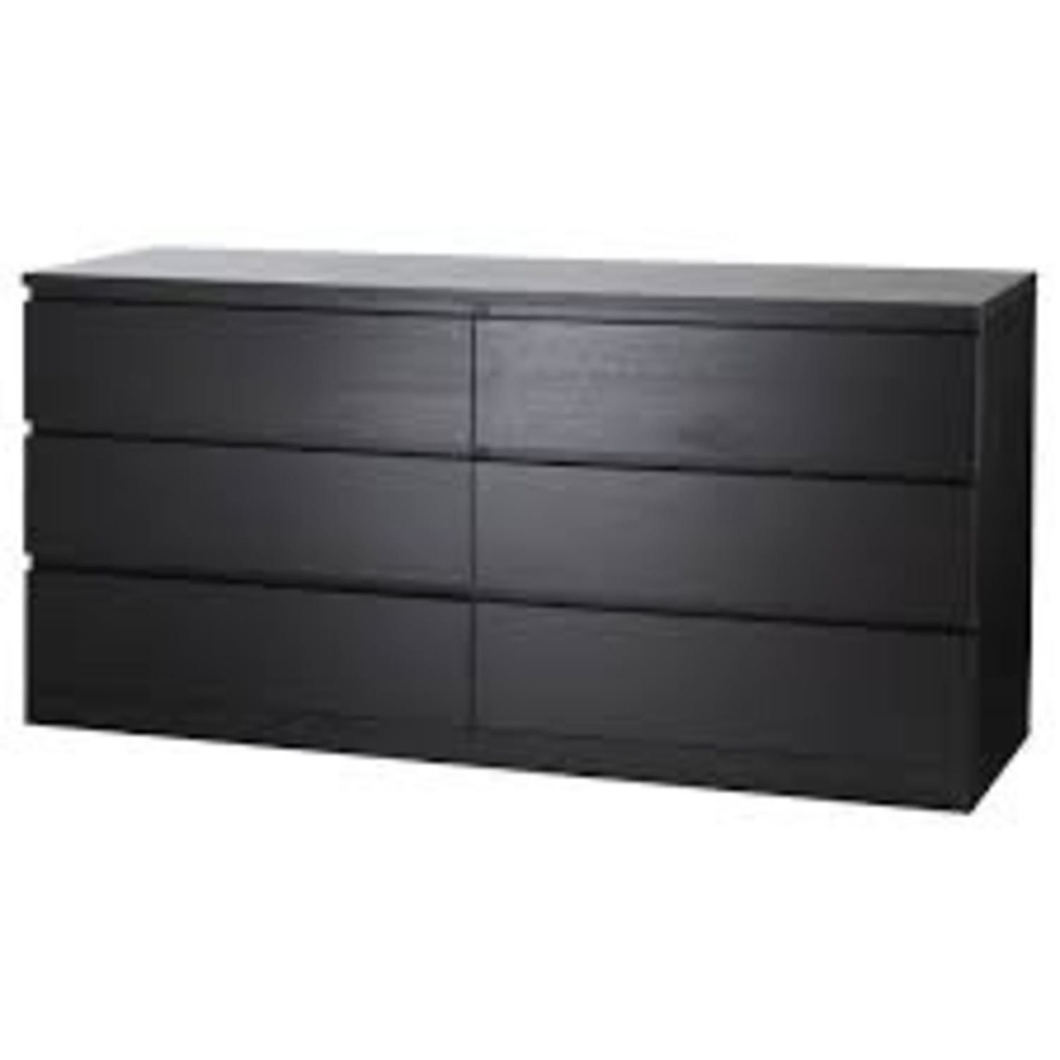 IKEA Malm Dark Brown Wood Veneer Dresser - image-4