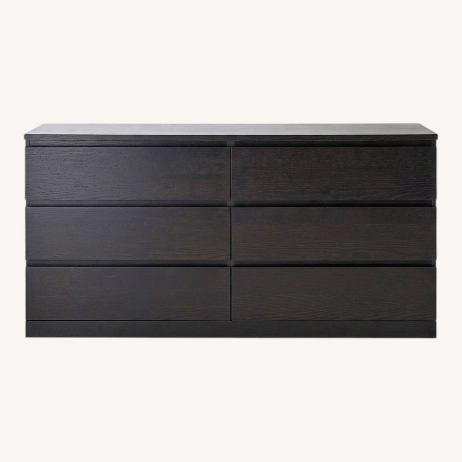 IKEA Malm Dark Brown Wood Veneer Dresser - image-0