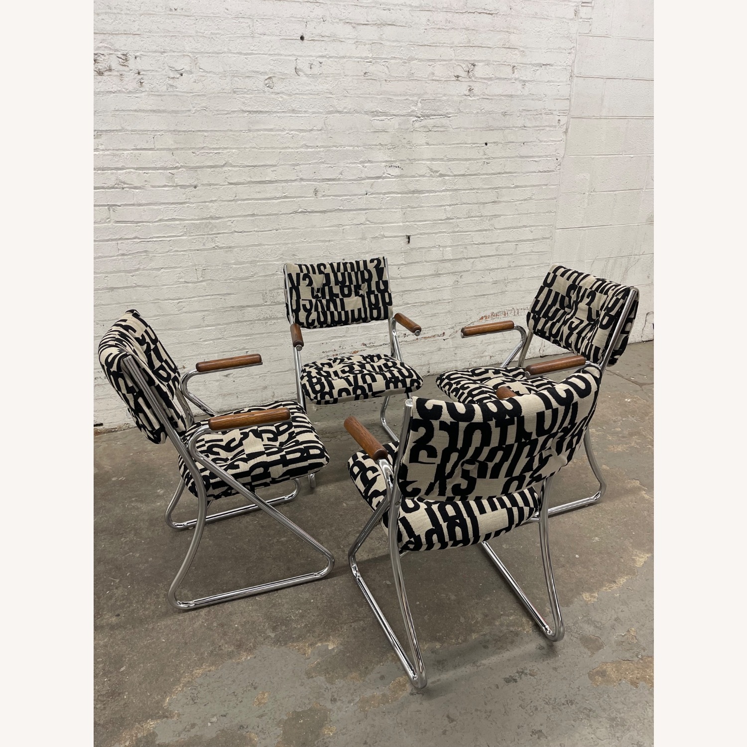 Vintage/Antique Daystrom Metal Dining Chairs - image-7