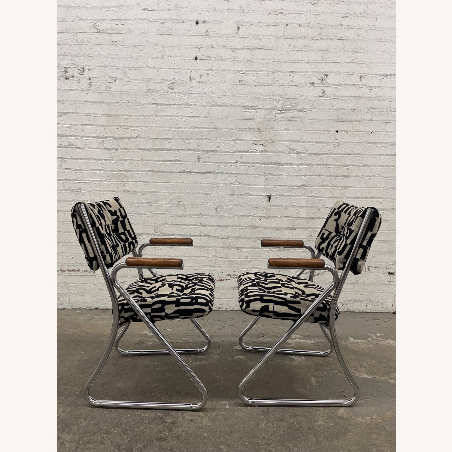 Vintage/Antique Daystrom Metal Dining Chairs - image-5
