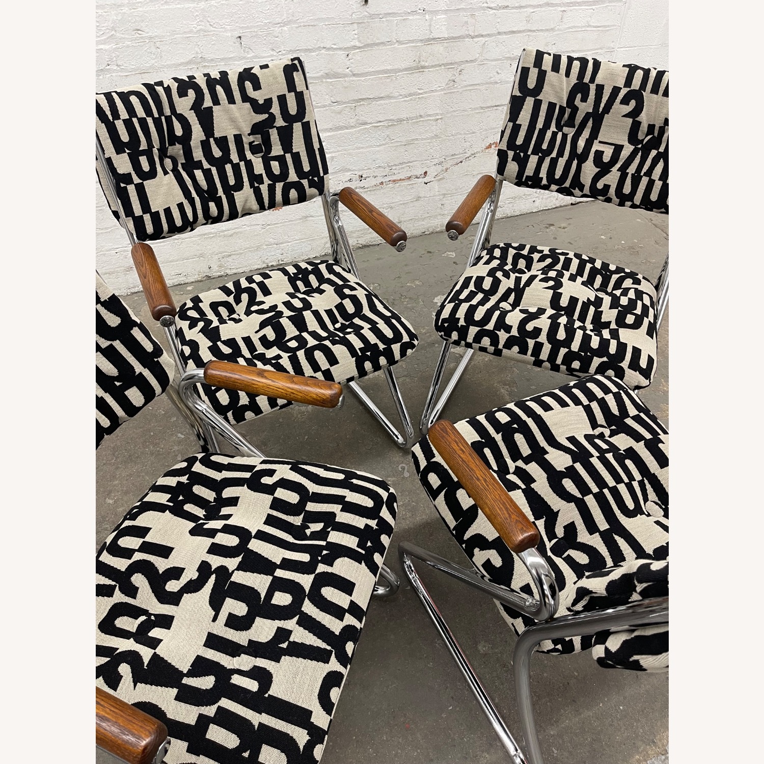 Vintage/Antique Daystrom Metal Dining Chairs - image-8