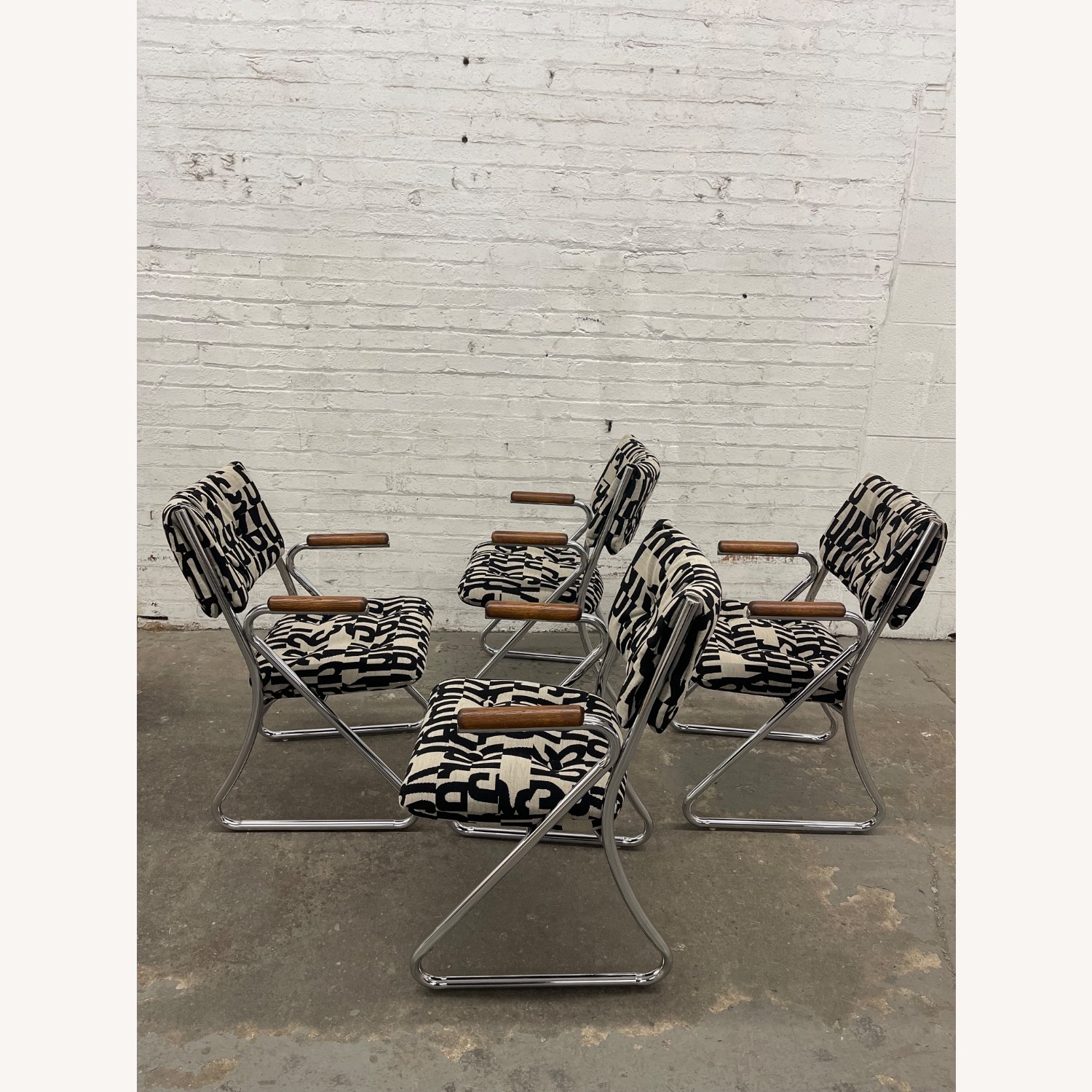 Vintage/Antique Daystrom Metal Dining Chairs - image-2