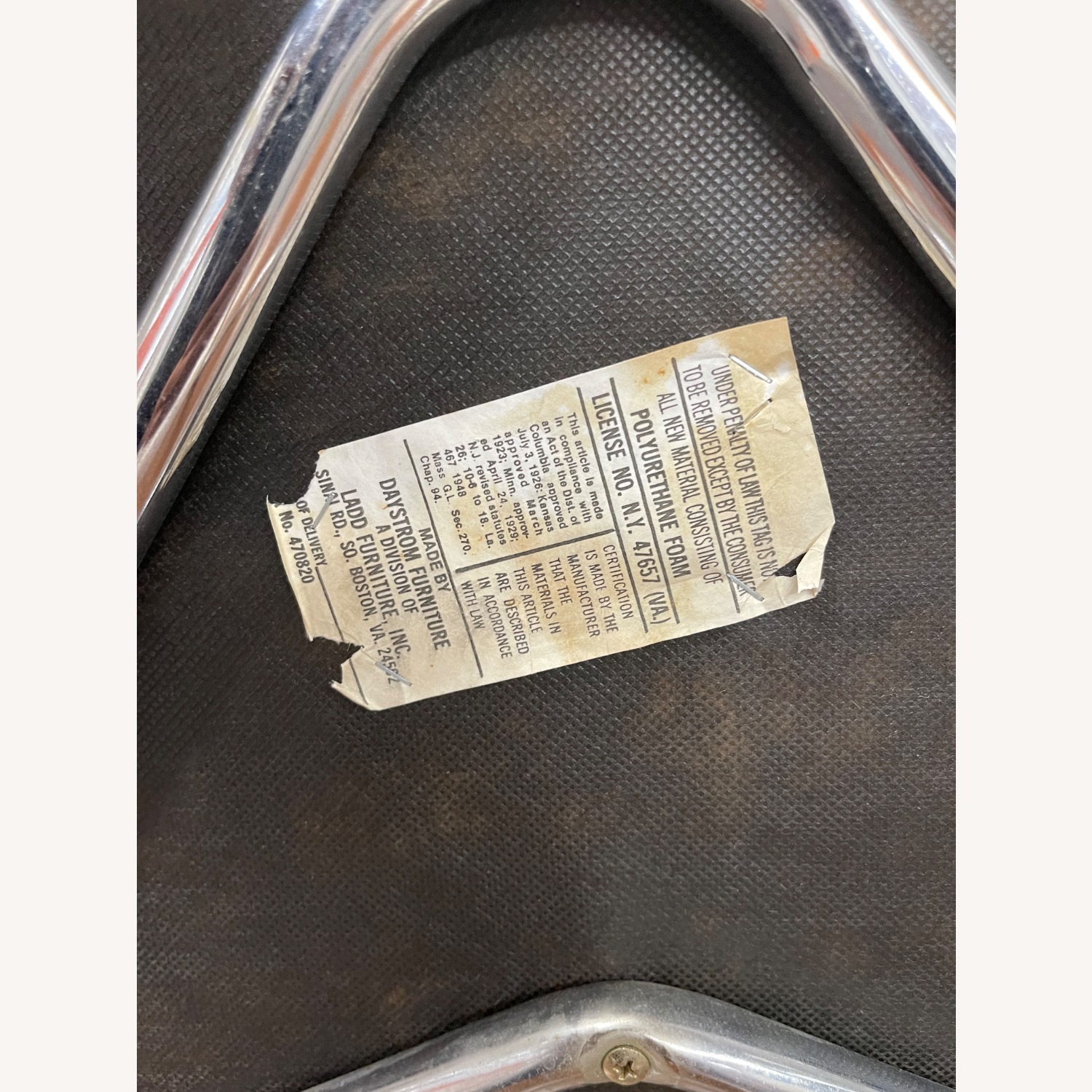 Vintage/Antique Daystrom Metal Dining Chairs - image-11