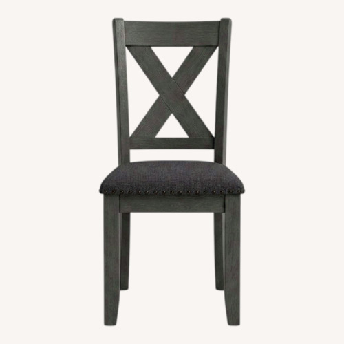 Used Ashley Furniture Caitbrook X Back Dining Chair (6) for sale on AptDeco