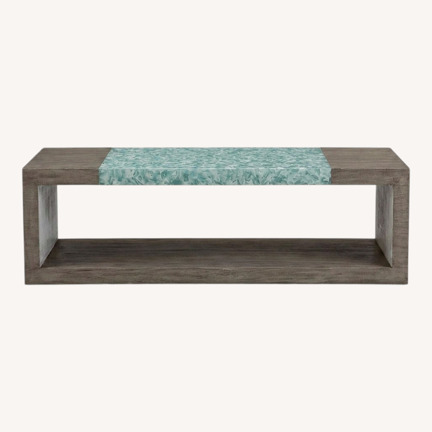 Taylor Made Custom Furniture Light Gray Bench - image-0