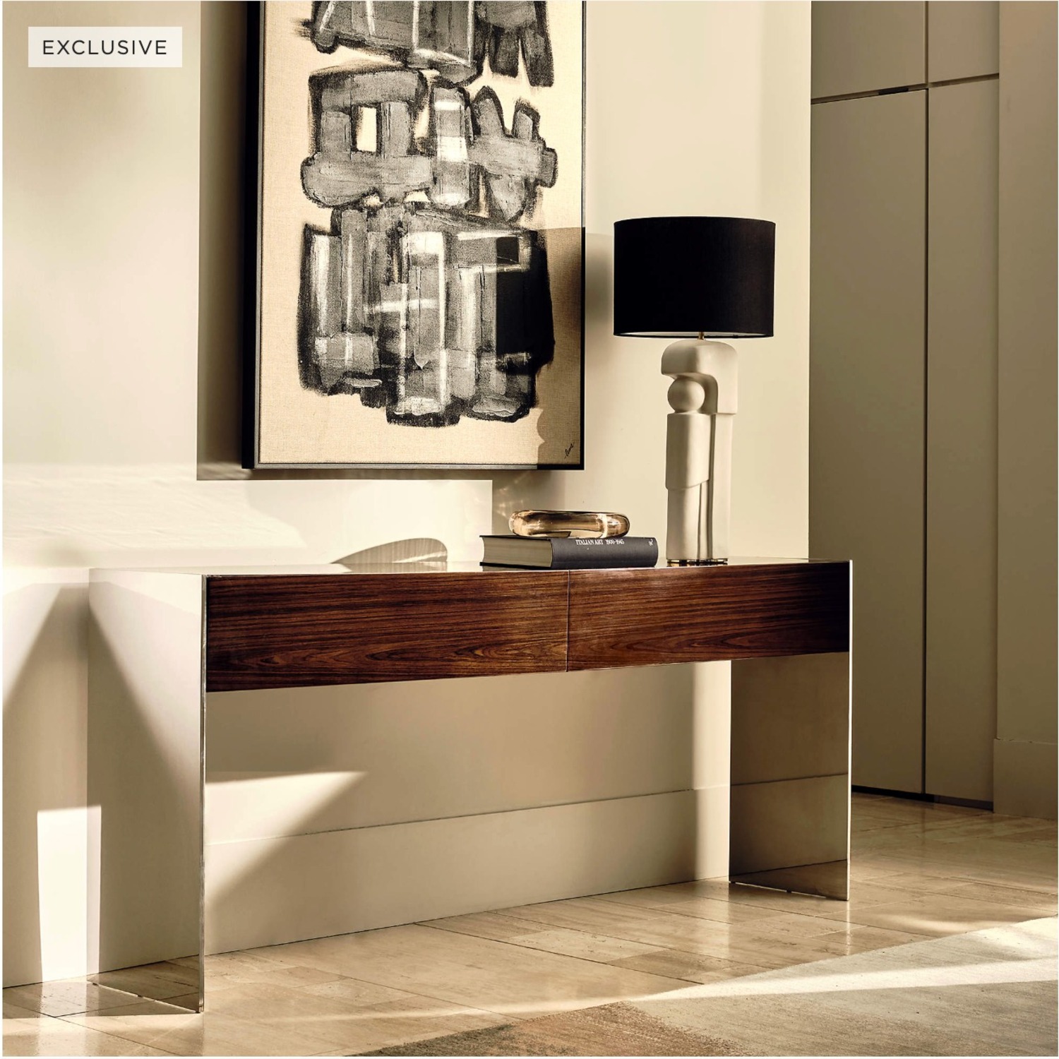 CB2 'Rune' Framed Wall Art by Lune — 36"x48" - image-5