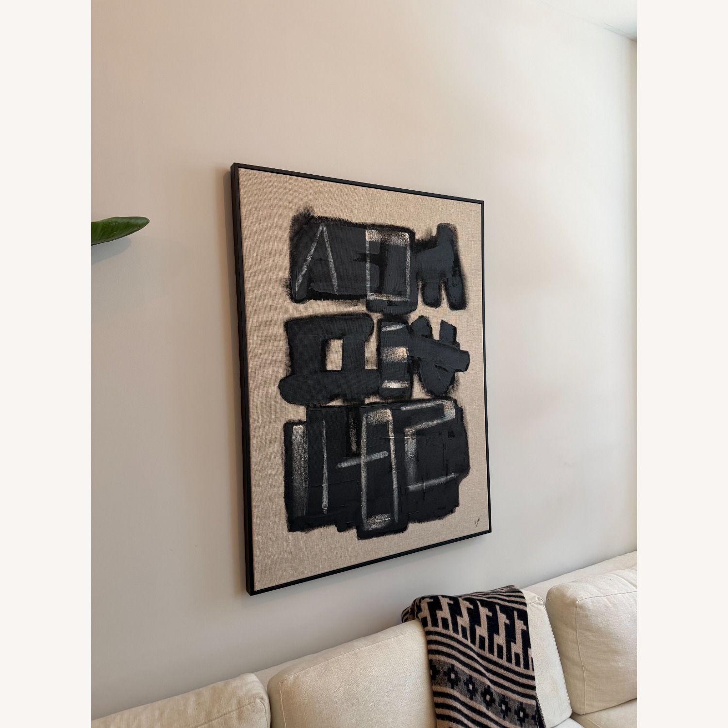 CB2 'Rune' Framed Wall Art by Lune — 36"x48" - image-2