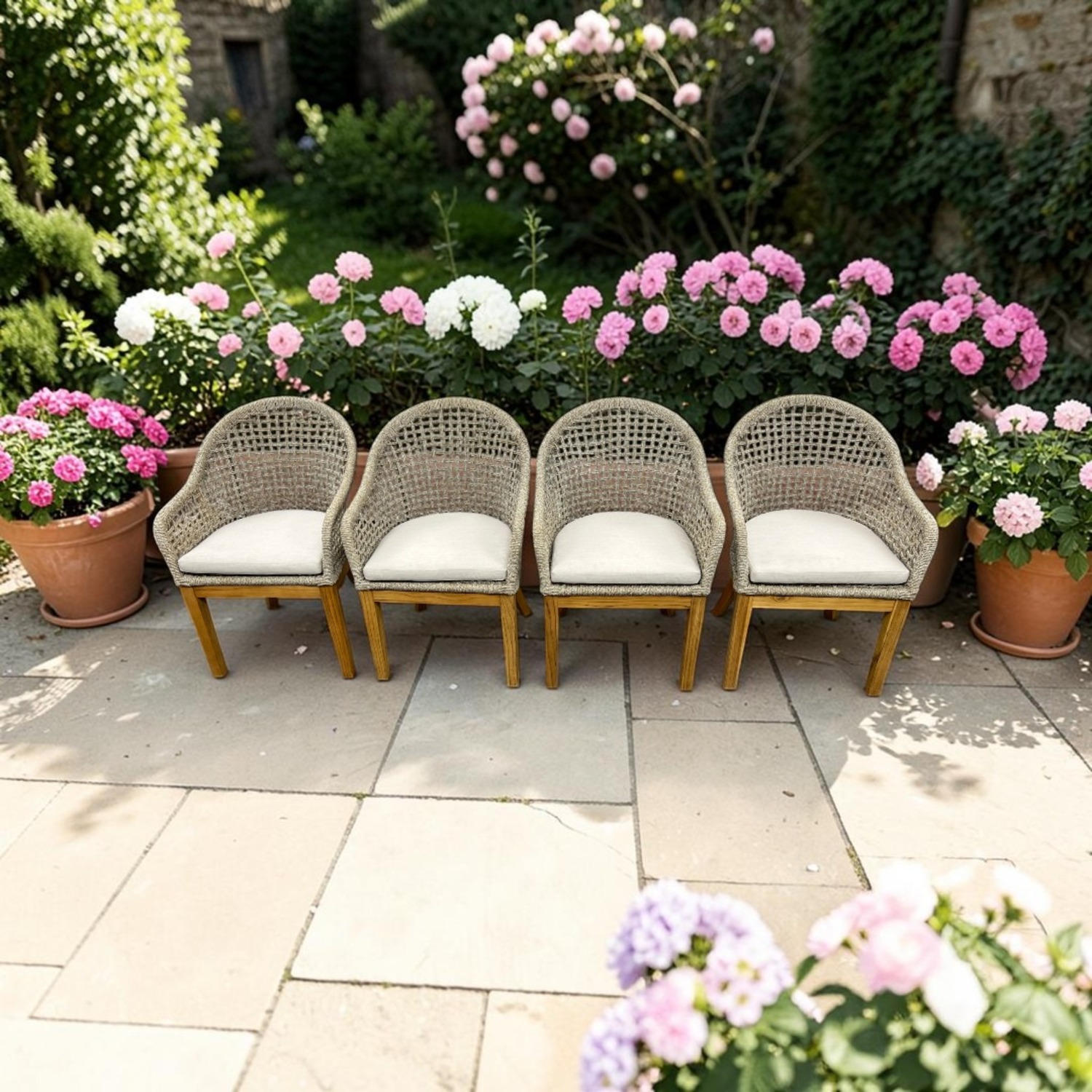 Birch Lane Akiva Patio Dining Armchair  - image-1