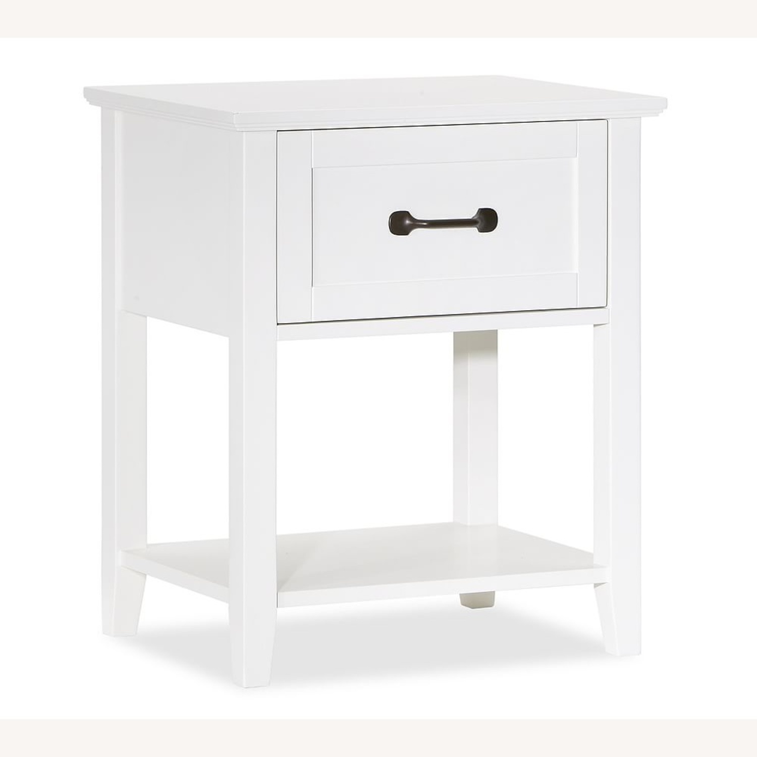 Pottery Barn Stratton White Side Table - image-4