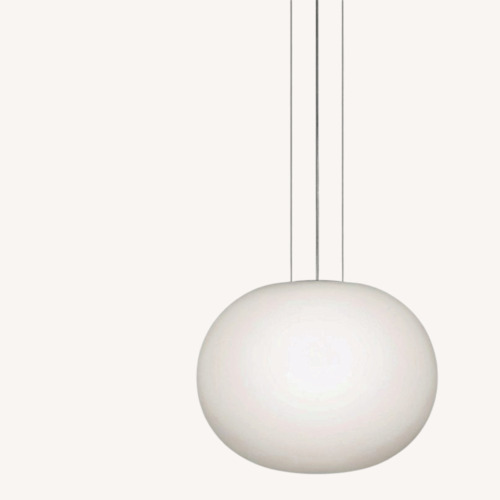 Used Flos Glo-ball Suspension 2 Glass Ceiling Lamp for sale on AptDeco
