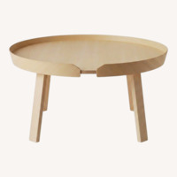 Muuto Light Brown Wood Coffee Table