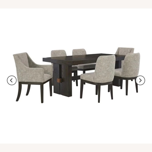 Used Ashley Burkhaud 7 Piece Dining Set for sale on AptDeco