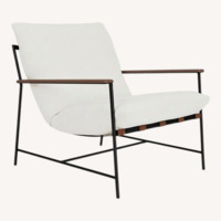 White Vail Lounge Chair