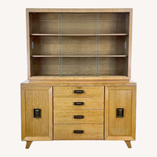 Used Blonde Oak Mid-Century Display/Storage Shelves for sale on AptDeco