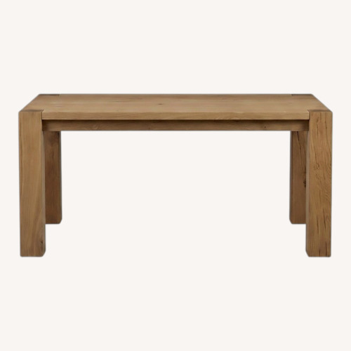 Used Crate & Barrel Big Sur Bench and Dining Table for sale on AptDeco