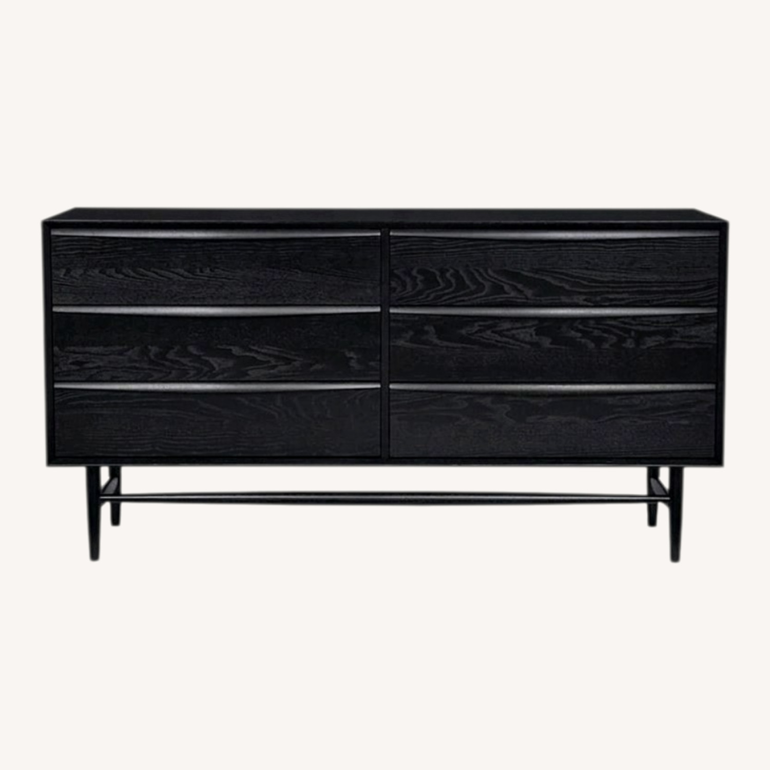 Article Lenia Black Wood Dresser - image-0
