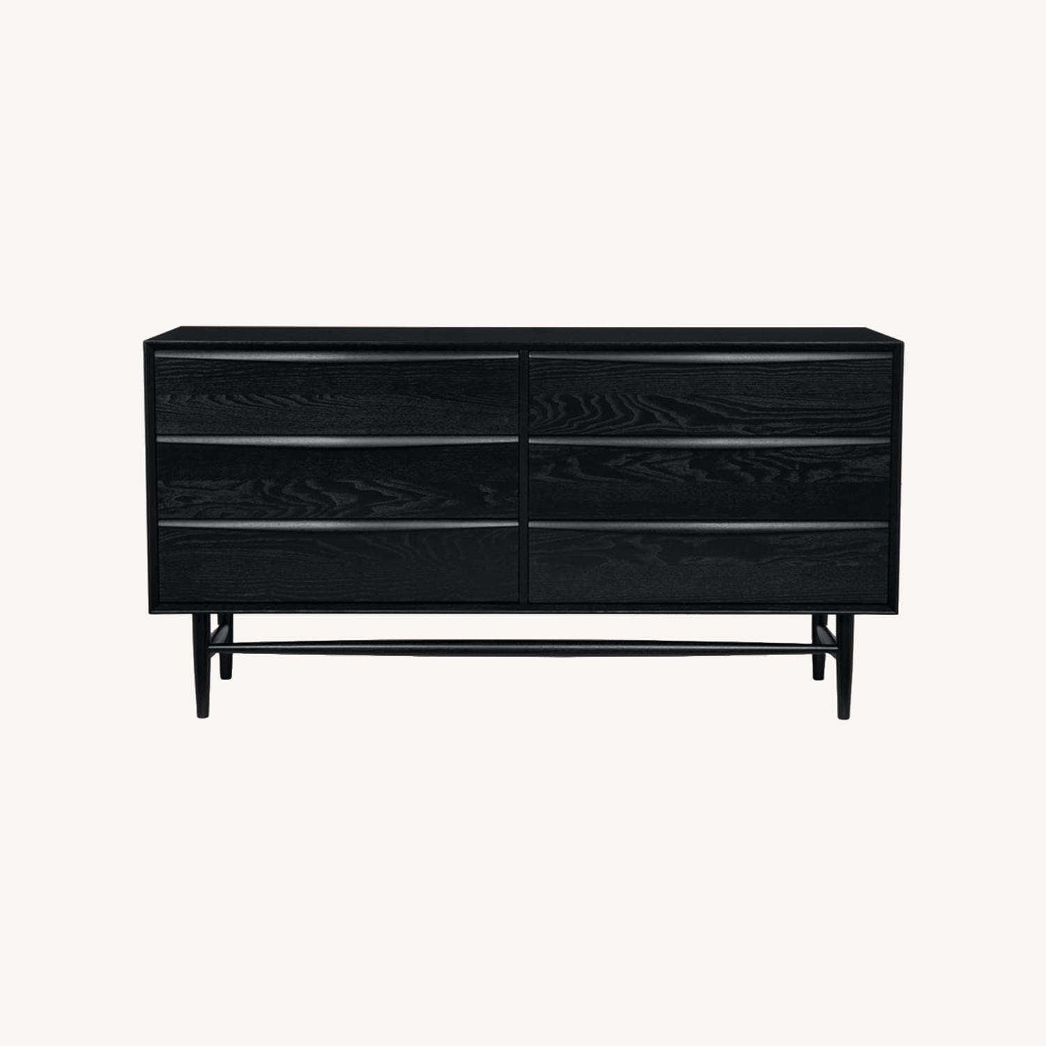 Article Lenia Black Wood Dresser - image-1