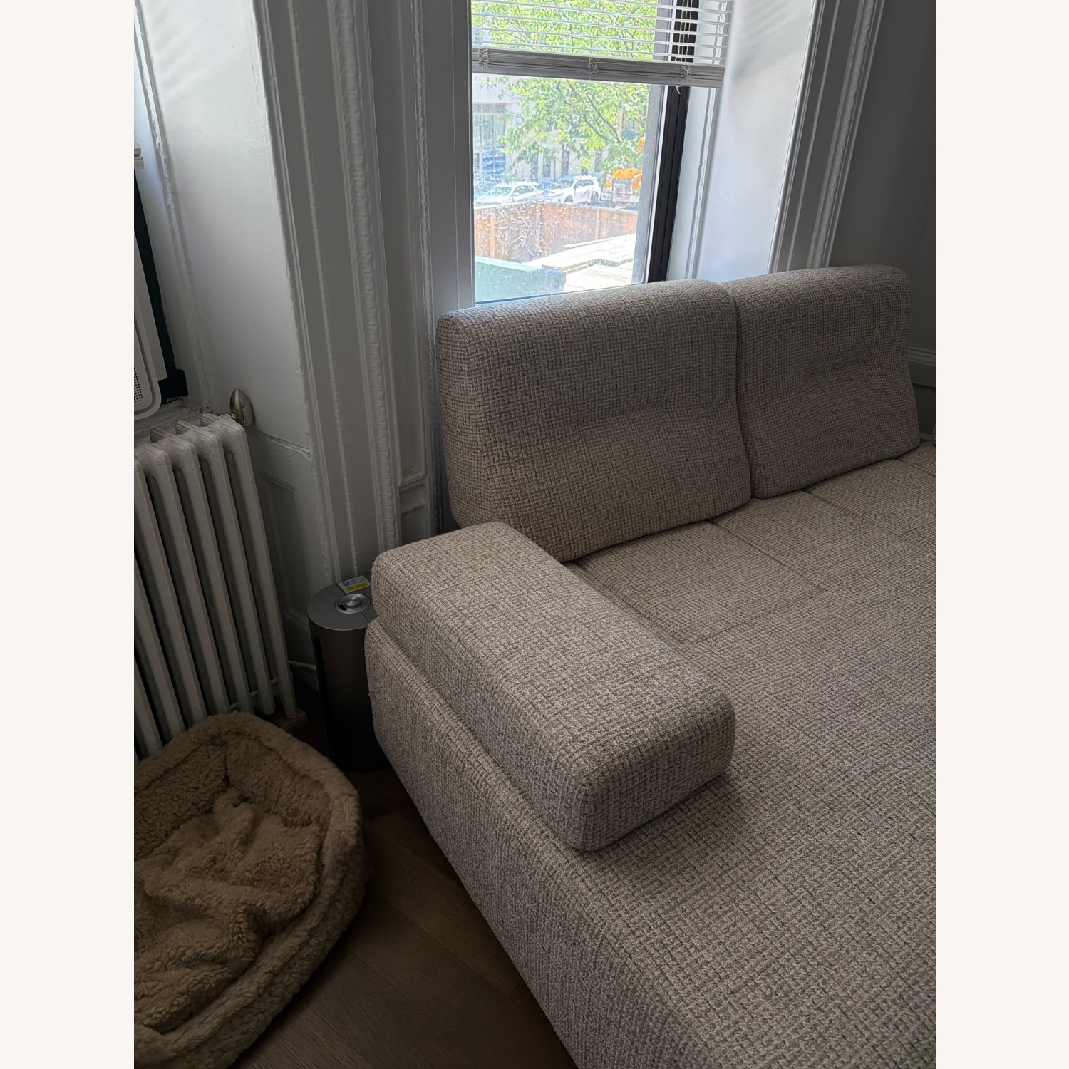 Lazzoni Natural Fabric Loveseat - image-2