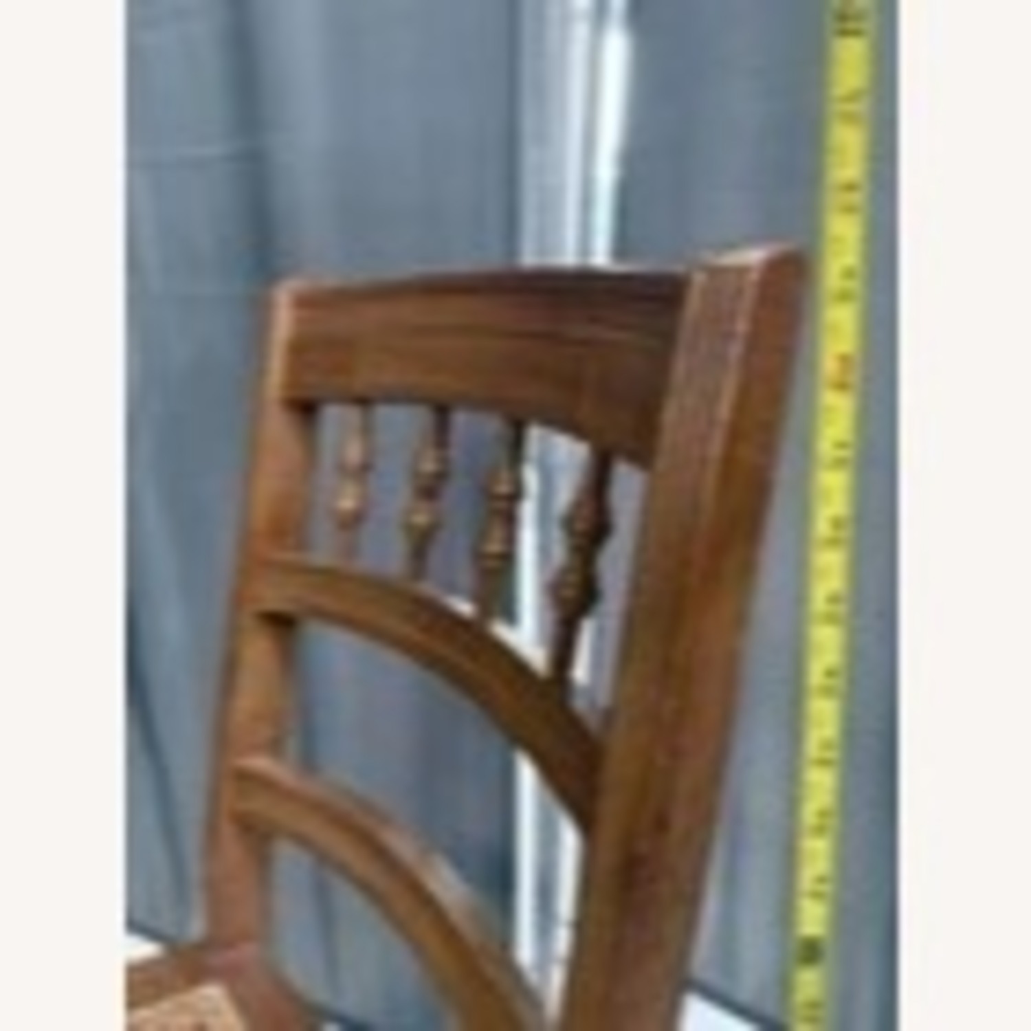 Wooden Side Dining Chair Cane Seat Spindle Back - image-2