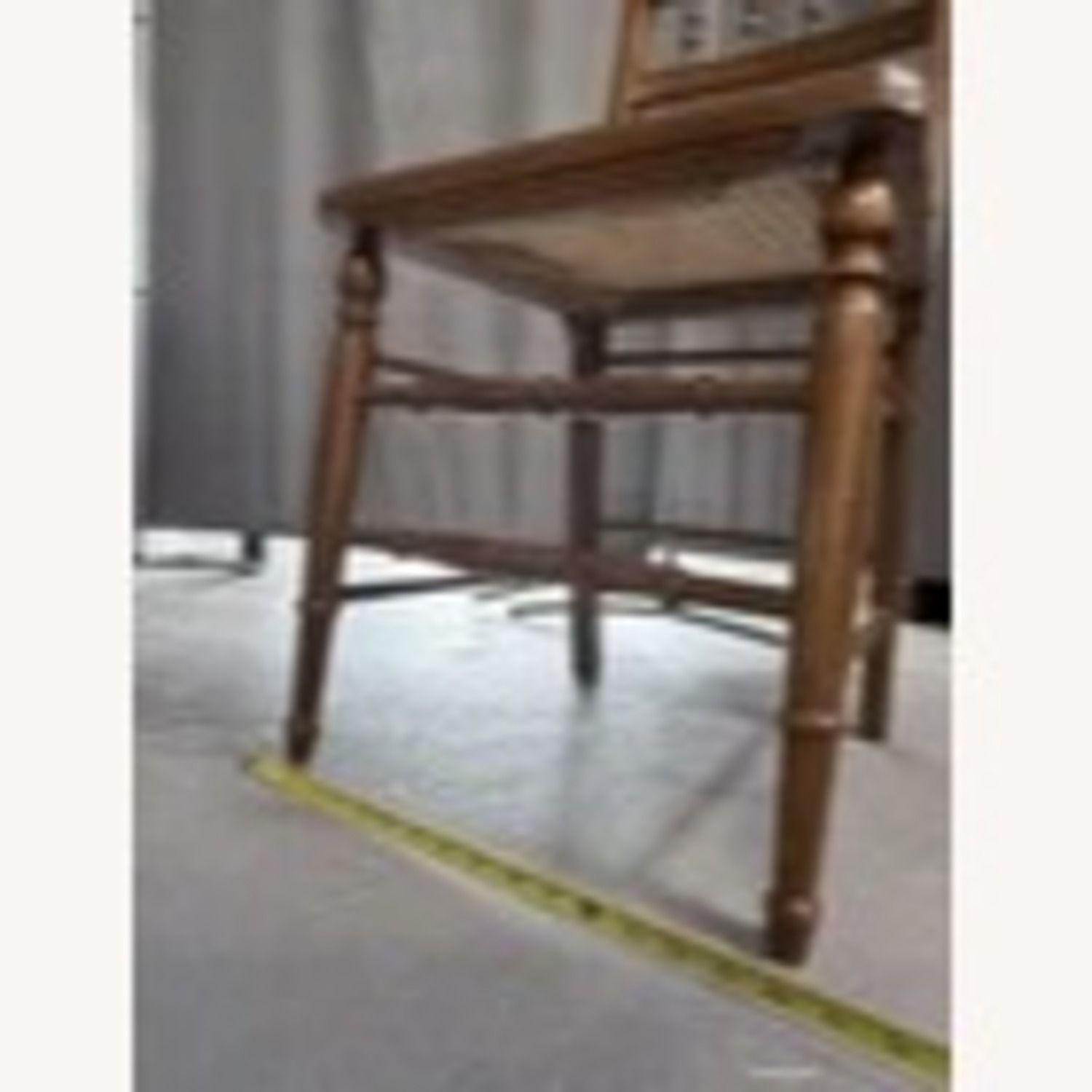 Wooden Side Dining Chair Cane Seat Spindle Back - image-5