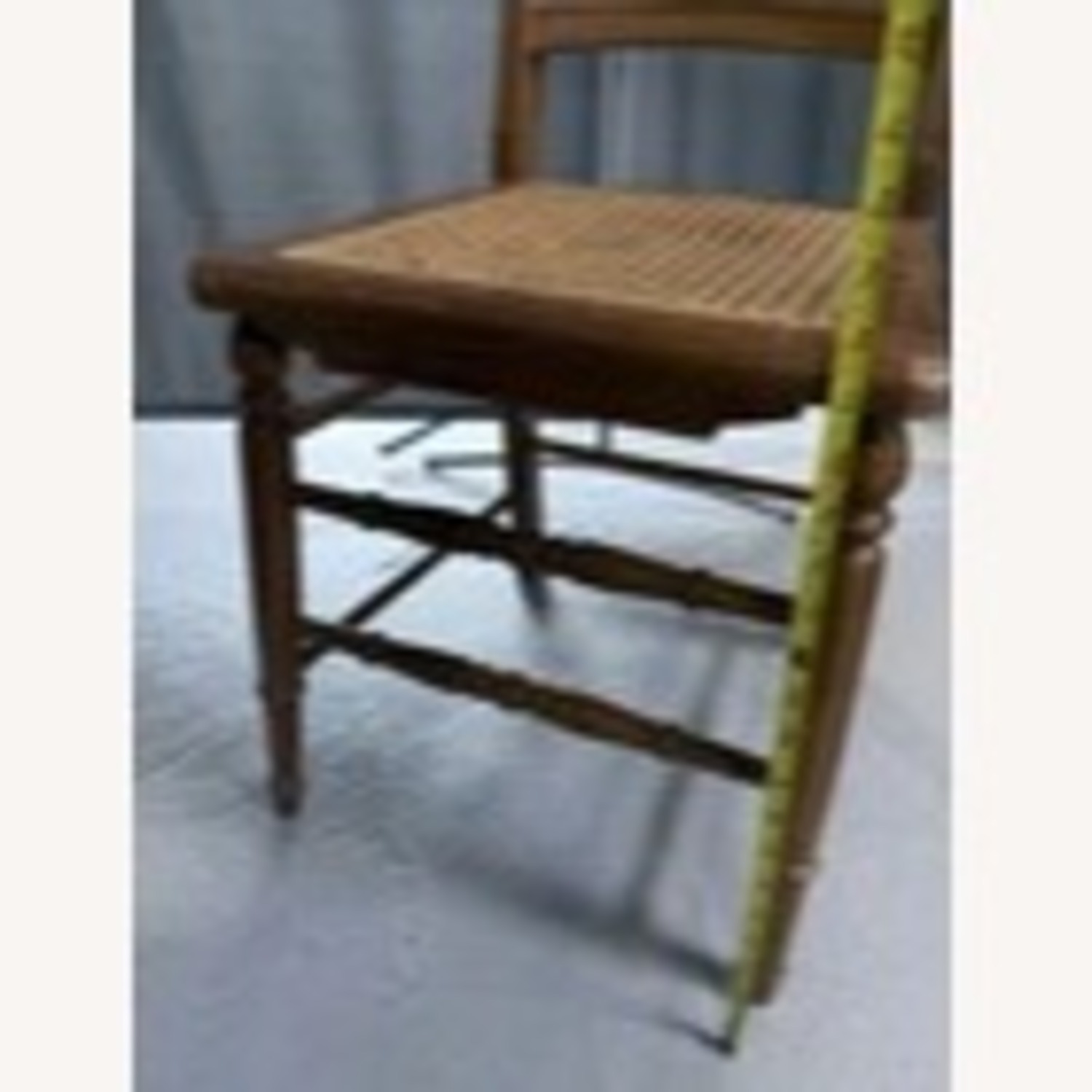 Wooden Side Dining Chair Cane Seat Spindle Back - image-4
