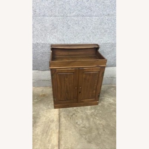 Used Wood Dry Sink Cabinet Cupboard Primitive Storage for sale on AptDeco