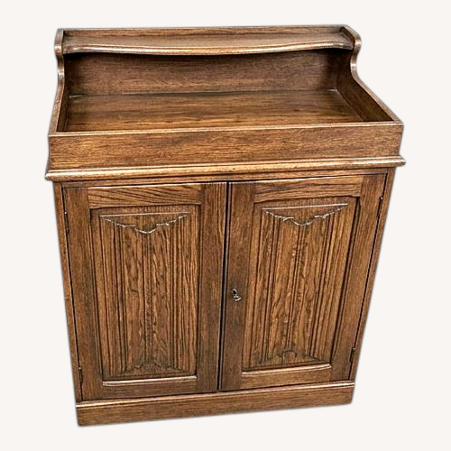 Wood Dry Sink Cabinet Cupboard Primitive Storage - image-0