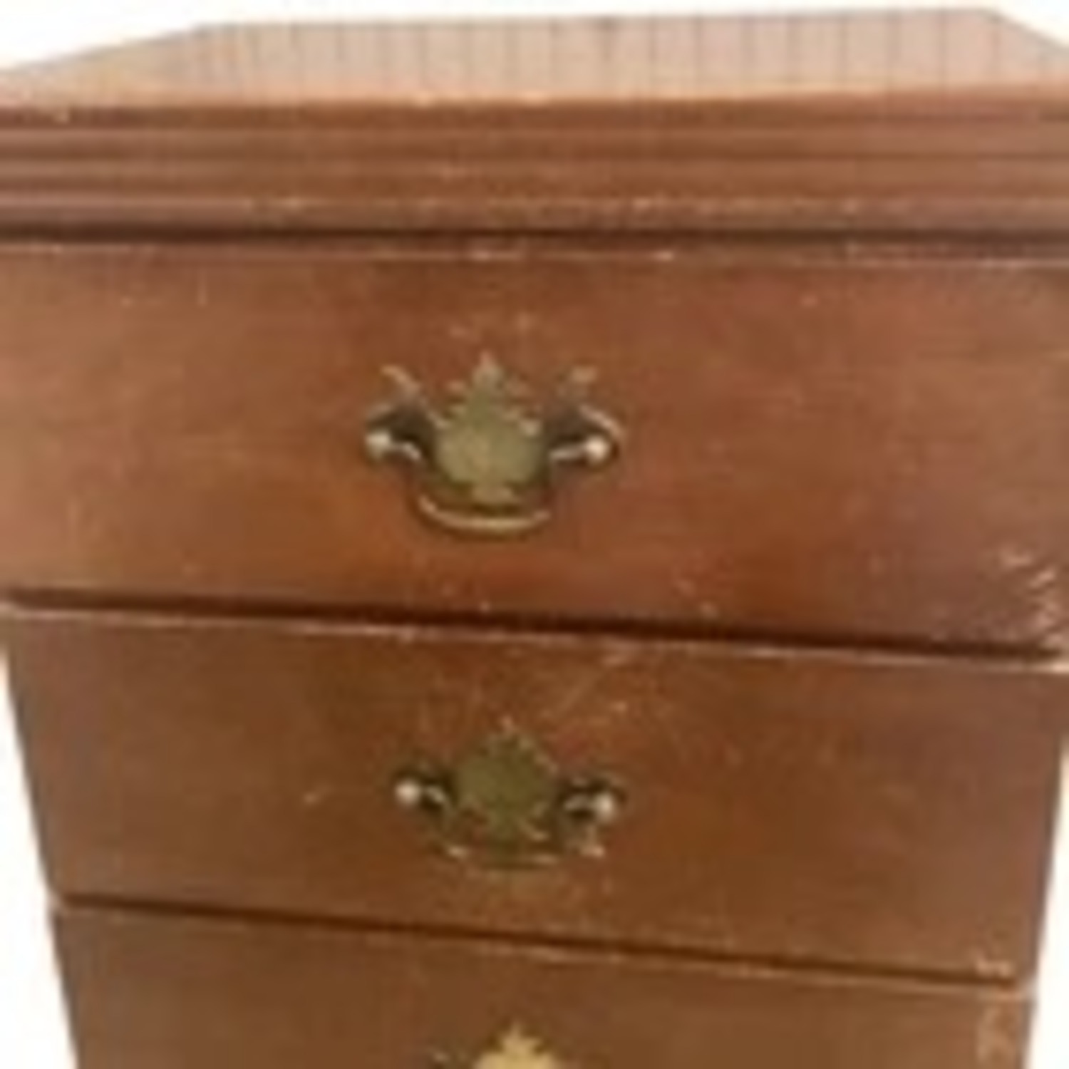 Vintage Wood 4 Drawer Chest Small - image-5