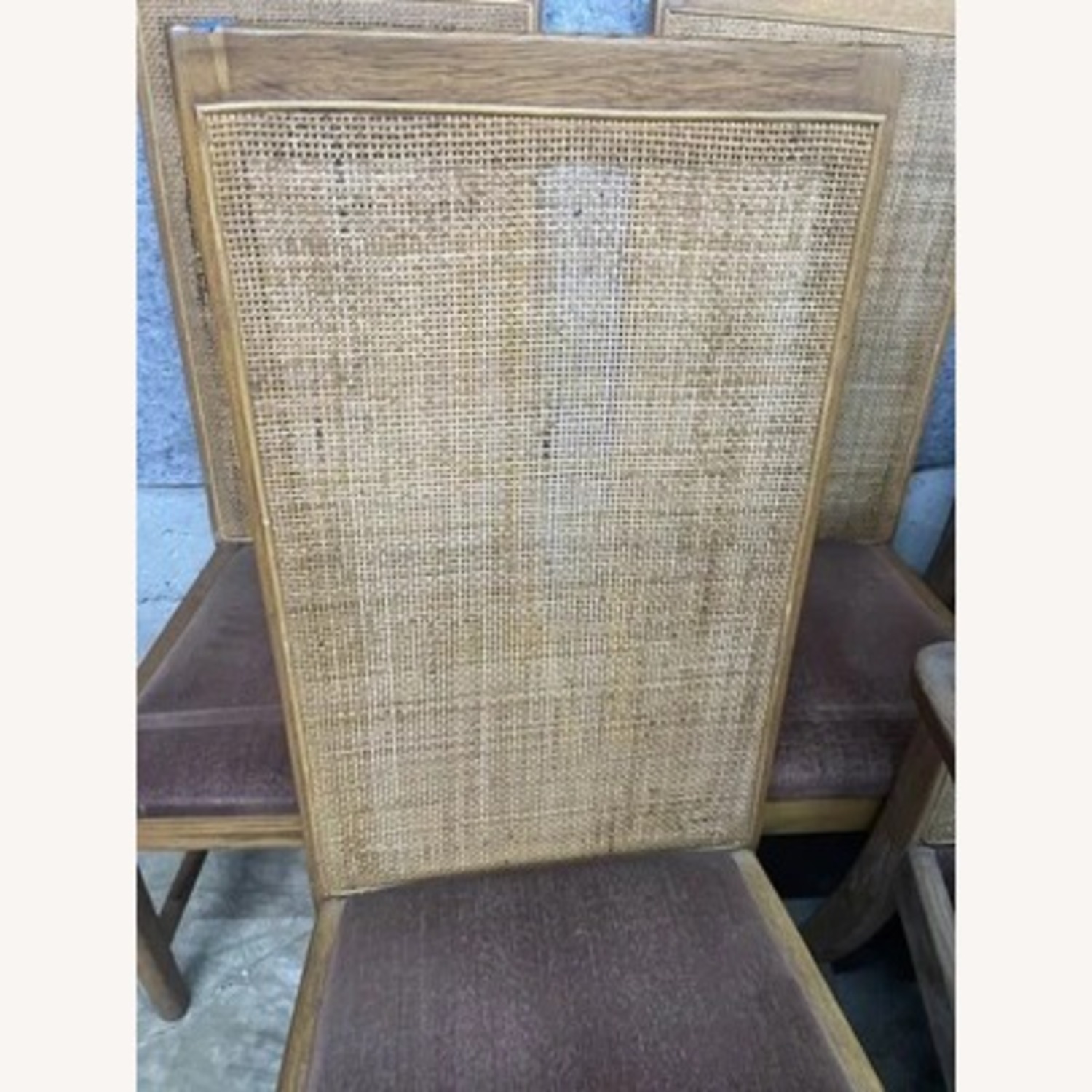 Set of 8 Mid-Century Modern Cane Back Chairs  - image-3