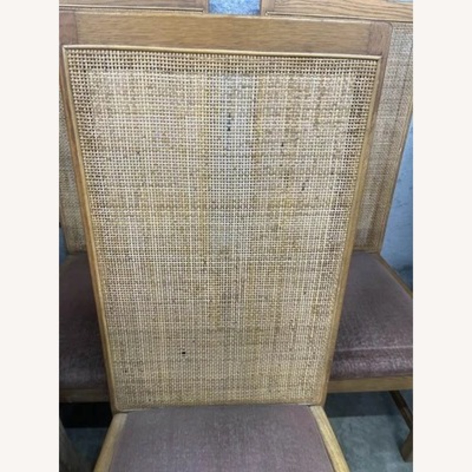 Set of 8 Mid-Century Modern Cane Back Chairs  - image-8