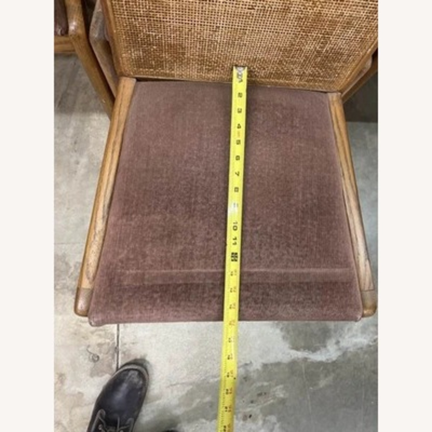 Set of 8 Mid-Century Modern Cane Back Chairs  - image-14