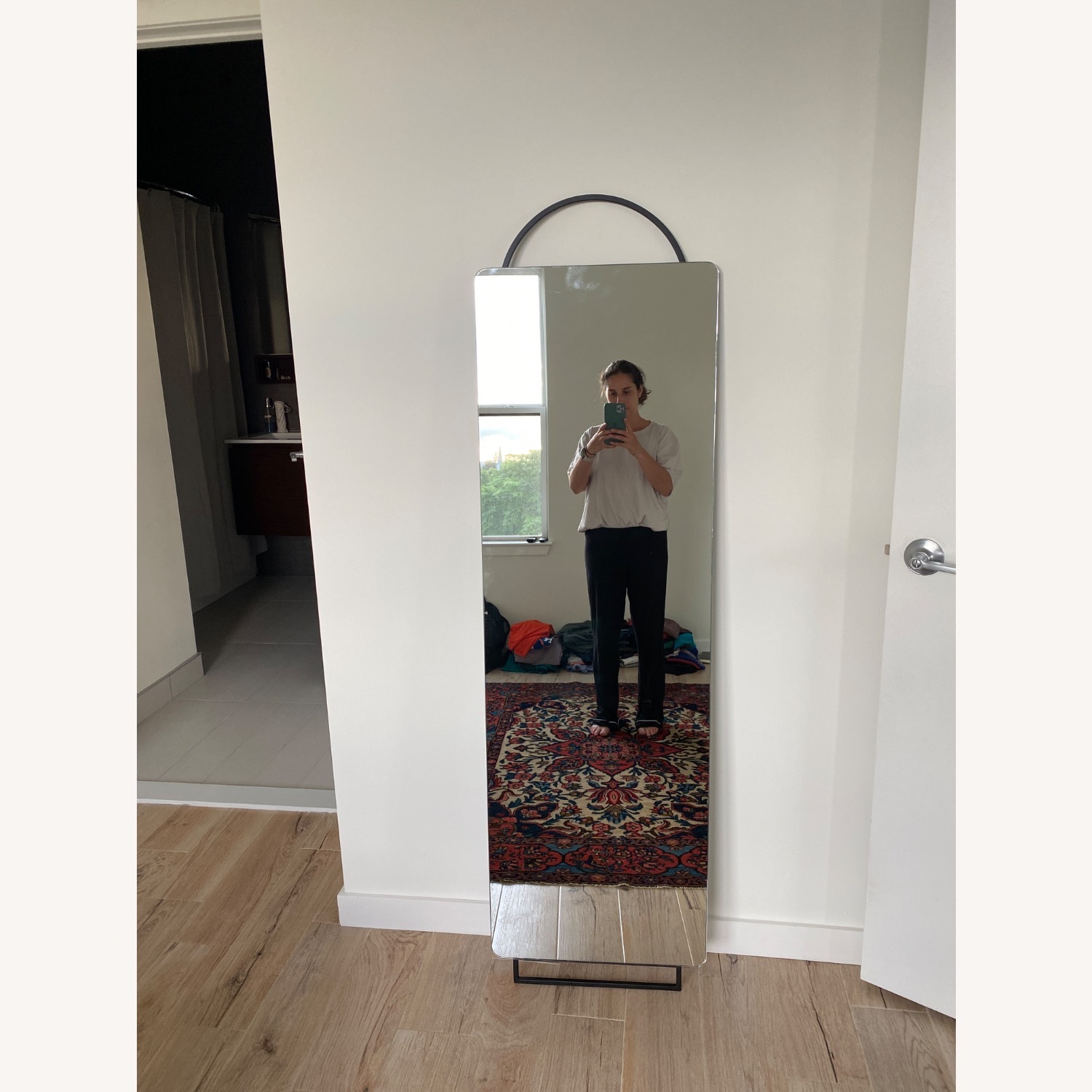 Ferm Living Adorn Mirror Black Floor Mirror - image-5