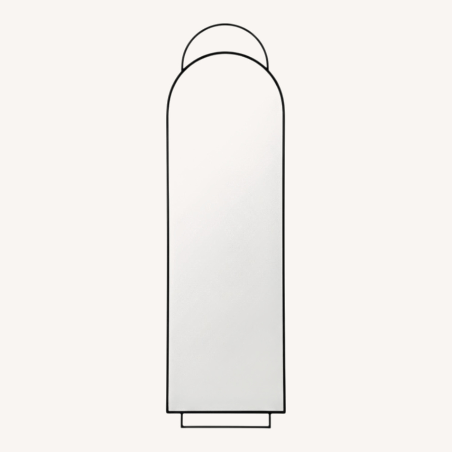 Ferm Living Adorn Mirror Black Floor Mirror - image-0