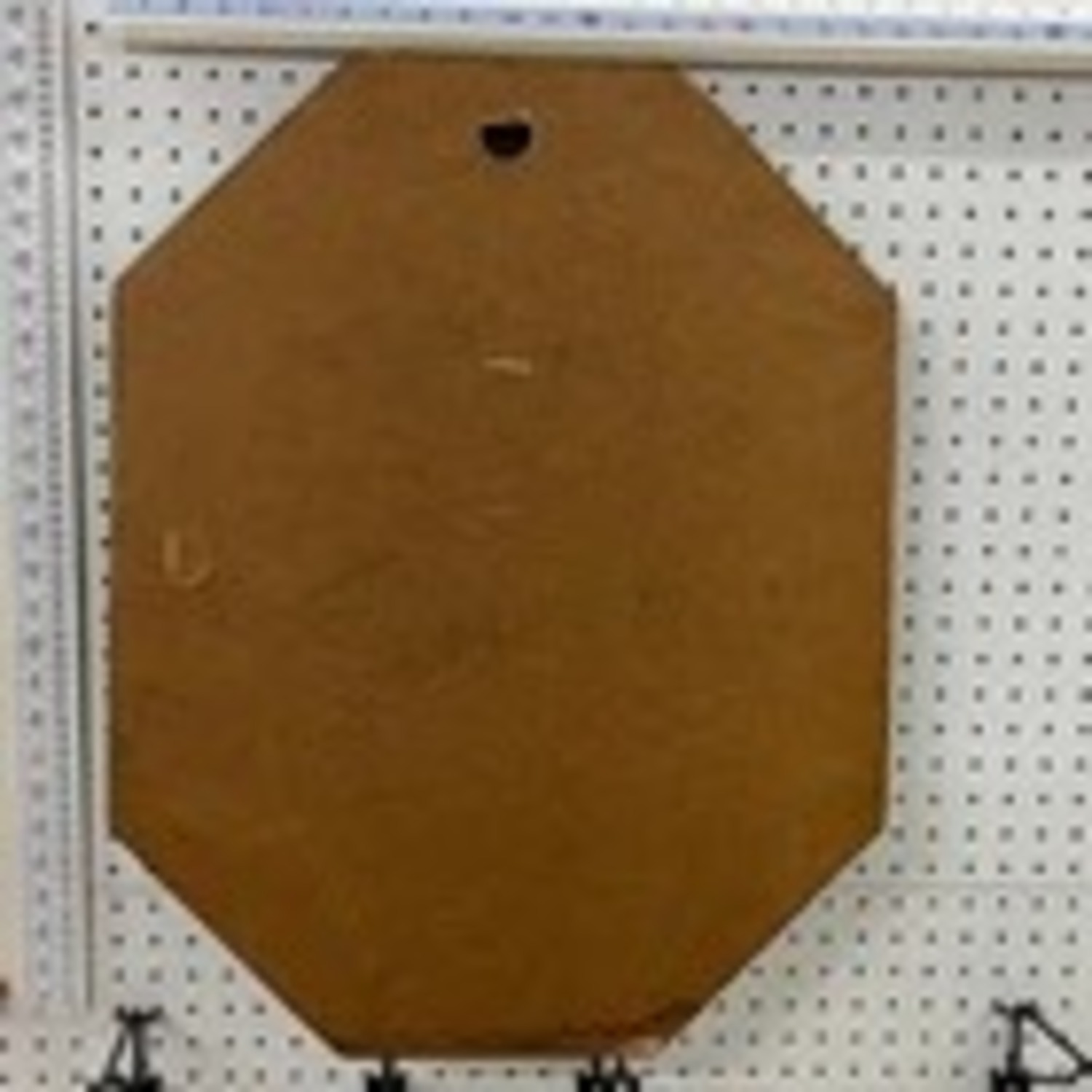 Vintage Octagon Gold & Black Wall Mirror - image-5